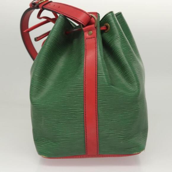 LOUIS VUITTON Epi Petit Noe Shoulder Bag Bicolor Green Red M44147 - Picture 4 of 13